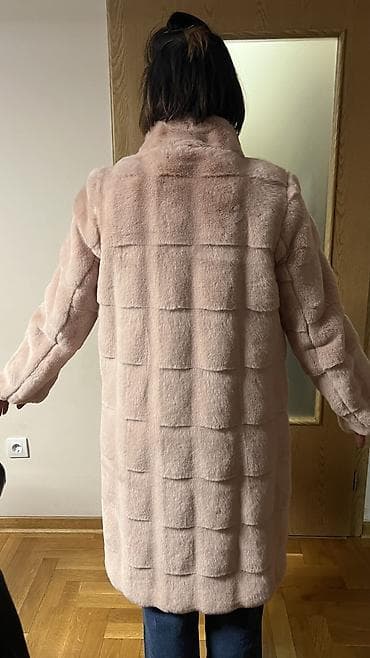 Women's Clothing: Dugačak ženski kaput u nežnoj roze boji, izrađen od 100% poliestera at lalafo.rs — 5 Women's Clothing: Dugačak ženski kaput u nežnoj roze boji, izrađen od 100% poliestera — 5