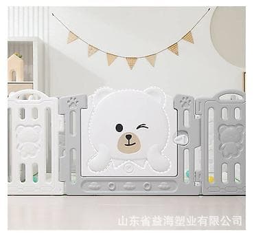 Ograda za igru “Smeđi medvjed” – model E (18+2) - Set: 18 panela + 2 na lalafo.rs — 6 Ograda za igru “Smeđi medvjed” – model E (18+2) - Set: 18 panela + 2 — 6