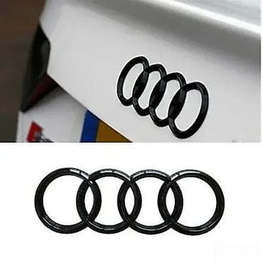 Audi zadnji samolepljiv znak 19 x 6,8cm. Zamenski znakovi Audi na lalafo.rs Audi zadnji samolepljiv znak 19 x 6,8cm. Zamenski znakovi Audi