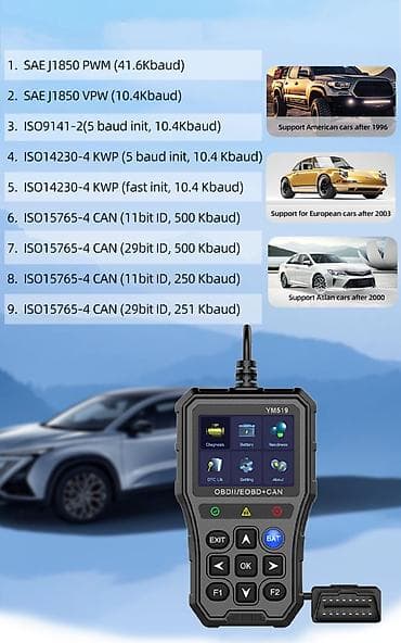 Transport: Novo - YM519 OBDII / EOBD + CAN Auto Dijagnostika Funkcije: 1 at lalafo.rs — 7 Transport: Novo - YM519 OBDII / EOBD + CAN Auto Dijagnostika Funkcije: 1 — 7
