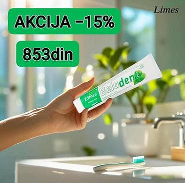 za svaki dan: Limes prirodna kozmetika i biljni preparati - Beladent koncentrisana at lalafo.rs — 9 za svaki dan: Limes prirodna kozmetika i biljni preparati - Beladent koncentrisana — 9