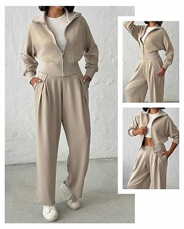 - Boje prikazane: bež, siva, tamno braon i bordo. -Komplet trenerka na lalafo.rs — 1 - Boje prikazane: bež, siva, tamno braon i bordo. -Komplet trenerka — 1