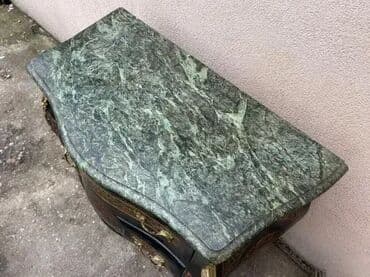 Antique Dressers: Stara stilska Boulle trbušasta komoda sa mermerom Stara stilska Boulle at lalafo.rs — 2 Antique Dressers: Stara stilska Boulle trbušasta komoda sa mermerom Stara stilska Boulle — 2