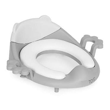 Dečji adapter za WC šolju sa naslonom – sivi - Mekani podstavljeni na lalafo.rs Dečji adapter za WC šolju sa naslonom – sivi - Mekani podstavljeni