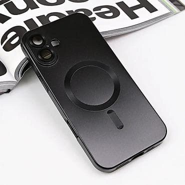 Maska Magsafe Chrome za iPhone 16 Plus 6.7 crna. Kataloški broj at lalafo.rs — 1 Maska Magsafe Chrome za iPhone 16 Plus 6.7 crna. Kataloški broj — 1