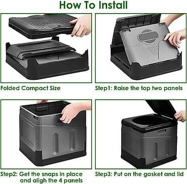 Prenosivi sklopivi toalet/kanta – multifunkcionalna kutija za na lalafo.rs — 5 Prenosivi sklopivi toalet/kanta – multifunkcionalna kutija za — 5