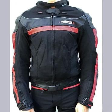 Sports & Leisure: Moto jakna leather mesh titanium crno crvena Vrhunska jakna za motor at lalafo.rs — 1 Sports & Leisure: Moto jakna leather mesh titanium crno crvena Vrhunska jakna za motor — 1