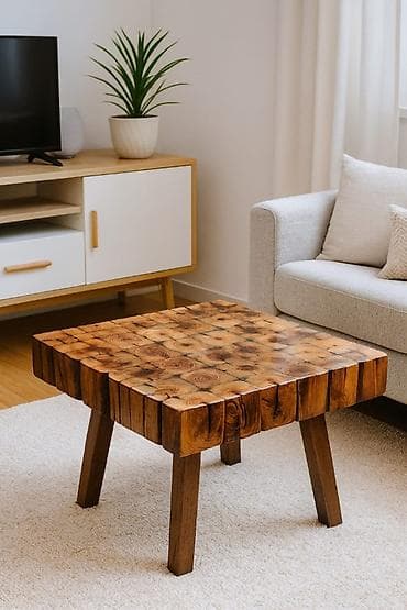Furniture: Klub sto napravljen od starih korišćenih greda, Kompletan sto at lalafo.rs — 3 Furniture: Klub sto napravljen od starih korišćenih greda, Kompletan sto — 3