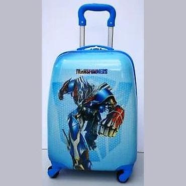Travel suitcases and bags: Dečiji kofer u plavoj boji sa motivom Transformersa, idealan za at lalafo.rs — 8 Travel suitcases and bags: Dečiji kofer u plavoj boji sa motivom Transformersa, idealan za — 8