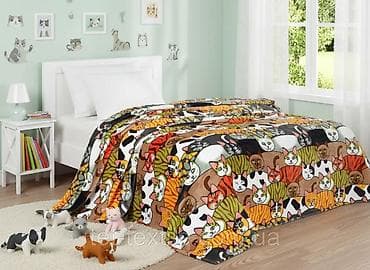 Mekano ćebe/deka sa motivom mačaka - Materijal: mekani na lalafo.rs — 1 Mekano ćebe/deka sa motivom mačaka - Materijal: mekani — 1