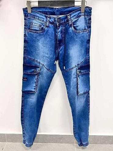 Muške cargo pantalone – više boja - Kroj: jogger/cargo, sužene na lalafo.rs — 3 Muške cargo pantalone – više boja - Kroj: jogger/cargo, sužene — 3