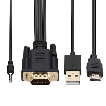 HDMI na VGA aktivni konverter kabl sa dodatnim audio i napajanjem na lalafo.rs — 6 HDMI na VGA aktivni konverter kabl sa dodatnim audio i napajanjem — 6