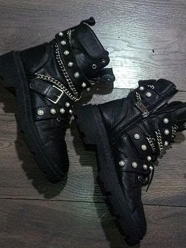 Zara kožne čizme br 40 kao nove na lalafo.rs — 2 Zara kožne čizme br 40 kao nove — 2