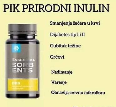 PIK prirodni inulin – Essential Sorbents, prirodni inulinski na lalafo.rs — 2 PIK prirodni inulin – Essential Sorbents, prirodni inulinski — 2
