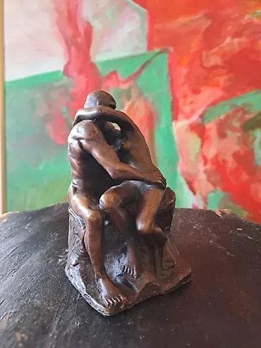 Rodenova bronzana reprodukcija. Visina 11cm na lalafo.rs — 3 Rodenova bronzana reprodukcija. Visina 11cm — 3