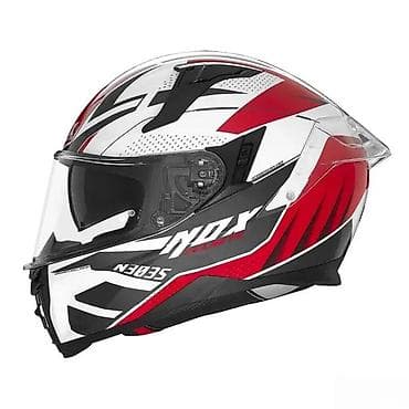 Integralna kaciga NOX Helmets – sportski dizajn crveno/belo/crni - at lalafo.rs — 2 Integralna kaciga NOX Helmets – sportski dizajn crveno/belo/crni - — 2