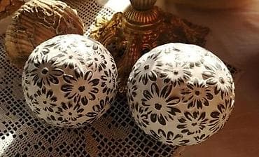 dve suknje po: Dekorativne keramičke terakota kugle vintage ukras. SFERA PALLA at lalafo.rs — 6 dve suknje po: Dekorativne keramičke terakota kugle vintage ukras. SFERA PALLA — 6