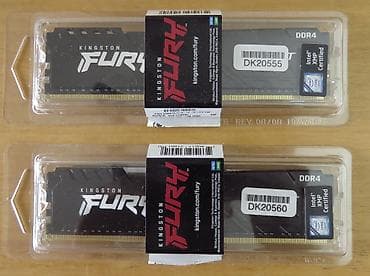 Kingston HX XMP Fury Beast Black 16GB (2x 8) KF432C16BB/8 Račun / na lalafo.rs Kingston HX XMP Fury Beast Black 16GB (2x 8) KF432C16BB/8 Račun /