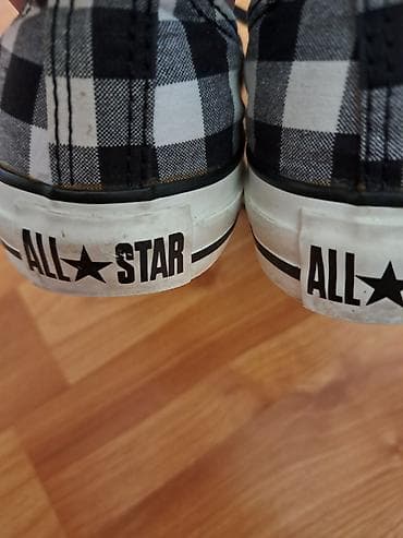 Zenske patike convers starke, karirane crno bele ocuvane, bez at lalafo.rs — 6 Zenske patike convers starke, karirane crno bele ocuvane, bez — 6