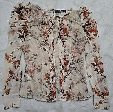 Elisabetta FRANCHI bluza svečana, kao košulja sa čipkom. Cvetni dezen na lalafo.rs — 6 Elisabetta FRANCHI bluza svečana, kao košulja sa čipkom. Cvetni dezen — 6