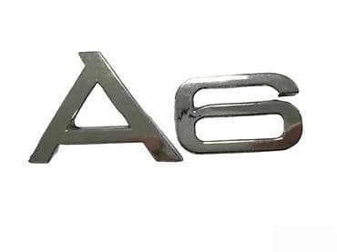 privezak srebro: Hromirana oznaka/slovo “A6” za automobil - Samolepljivi emblem za na lalafo.rs — 1 privezak srebro: Hromirana oznaka/slovo “A6” za automobil - Samolepljivi emblem za — 1