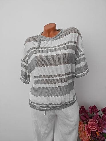 XL, Poliester, Prugasti, bоја - Siva na lalafo.rs XL, Poliester, Prugasti, bоја - Siva