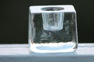 Candles and candlesticks: CASCADE England ICE CUBE Scandinavian Design svećnjak. Made in at lalafo.rs — 4 Candles and candlesticks: CASCADE England ICE CUBE Scandinavian Design svećnjak. Made in — 4