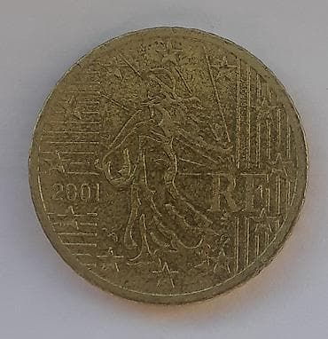 Other: 50 euro cent novčić – Francuska, godina 2001 - Nominala: 50 euro at lalafo.rs — 1 Other: 50 euro cent novčić – Francuska, godina 2001 - Nominala: 50 euro — 1