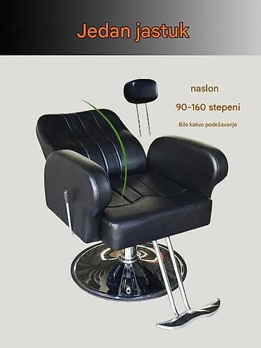 Frizerska/barberska stolica sa hidrauličnom pumpom - Materijal na lalafo.rs — 5 Frizerska/barberska stolica sa hidrauličnom pumpom - Materijal — 5