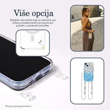 Magsafe kompatbilna torbica. Tvrda poleđina sa šljokicama i srebrnom na lalafo.rs — 2 Magsafe kompatbilna torbica. Tvrda poleđina sa šljokicama i srebrnom — 2