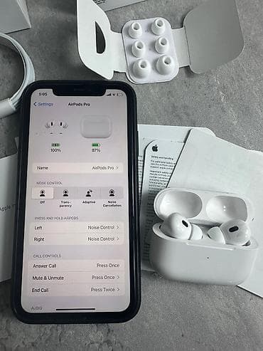 Apple AirPods Pro (2. generacija) Ključne karakteristike: - Aktivno na lalafo.rs — 5 Apple AirPods Pro (2. generacija) Ključne karakteristike: - Aktivno — 5