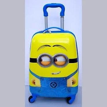 Backpacks, bags and suitcases: Dečji kofer sa motivom Miniona - Čvrsta ABS/PC školjka sa sjajnom at lalafo.rs — 7 Backpacks, bags and suitcases: Dečji kofer sa motivom Miniona - Čvrsta ABS/PC školjka sa sjajnom — 7