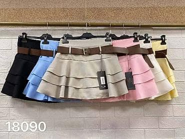 Mini suknja sa volanima + poklon kaiš - Model: ženska mini suknja sa na lalafo.rs — 3 Mini suknja sa volanima + poklon kaiš - Model: ženska mini suknja sa — 3