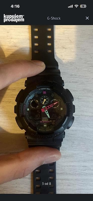 G-Shock bez jedne ogrebotine,jako dobro ocuvan na lalafo.rs — 4 G-Shock bez jedne ogrebotine,jako dobro ocuvan — 4