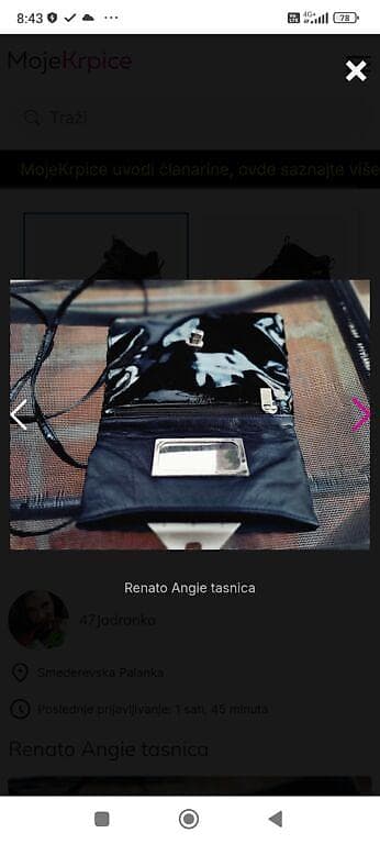 Rasprodaja!!Renato Angi tasnica. na preklop,unutra ima ogledalce sa at lalafo.rs — 5 Rasprodaja!!Renato Angi tasnica. na preklop,unutra ima ogledalce sa — 5