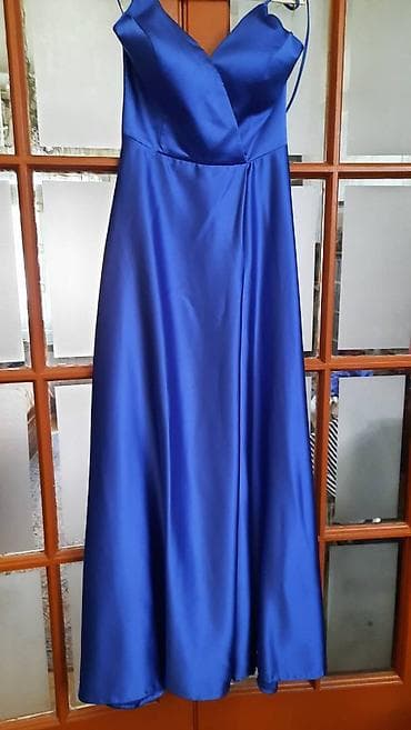Svecane haljine saten plava/srebrna, 1.Saten plava duga haljina,grudi na lalafo.rs — 5 Svecane haljine saten plava/srebrna, 1.Saten plava duga haljina,grudi — 5