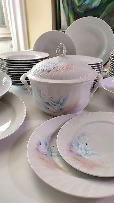 Vintage, (47modelni) porcelanski servis za ručavanje potpuno nov na lalafo.rs — 5 Vintage, (47modelni) porcelanski servis za ručavanje potpuno nov — 5