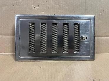 Metalna ventilaciona rešetka sa kliznim zatvaračem - Materijal: metal na lalafo.rs Metalna ventilaciona rešetka sa kliznim zatvaračem - Materijal: metal