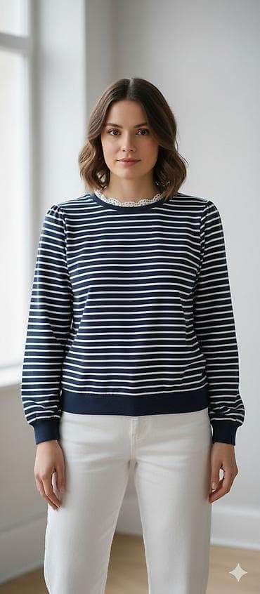 S (EU 36), Pamuk, Prugasti, bоја - Tamnoplava na lalafo.rs S (EU 36), Pamuk, Prugasti, bоја - Tamnoplava