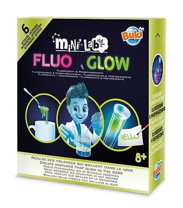 Buki Mini Lab – Fluo Glow set - Edukativni naučni set za eksperimente na lalafo.rs Buki Mini Lab – Fluo Glow set - Edukativni naučni set za eksperimente