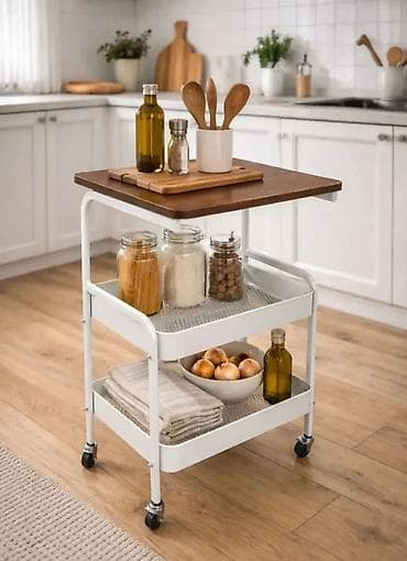 Moderan stočić sa točkićima Dimenzije: 30 x 42 x 77cm – kompaktna i na lalafo.rs Moderan stočić sa točkićima Dimenzije: 30 x 42 x 77cm – kompaktna i