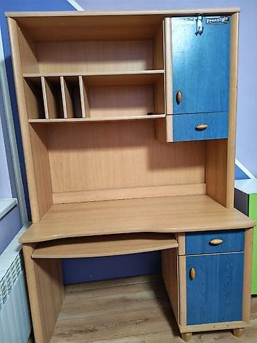 Kancelarijski stolovi: Radni/računarski sto sa nadgradnjom - Materijal: iverica/medijapan u na lalafo.rs — 5 Kancelarijski stolovi: Radni/računarski sto sa nadgradnjom - Materijal: iverica/medijapan u — 5