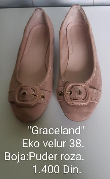 Graceland baletanke – eko velur - Veličina: 38 - Boja: puder roze - at lalafo.rs — 4 Graceland baletanke – eko velur - Veličina: 38 - Boja: puder roze - — 4
