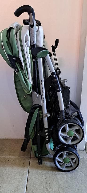 Pegolini kolica za bebe – zelena/siva - Kompaktna, sklopiva kolica sa na lalafo.rs — 4 Pegolini kolica za bebe – zelena/siva - Kompaktna, sklopiva kolica sa — 4