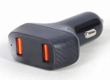 Žičani punjači za telefone: Gembird 2-port USB auto punjač (brzo punjenje) - Dva USB izlaza za na lalafo.rs — 9 Žičani punjači za telefone: Gembird 2-port USB auto punjač (brzo punjenje) - Dva USB izlaza za — 9