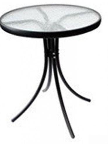 Desks and tables: BASTENSKI STO METAL-STAKLO NOV PRECNIK 60 CM ZA TERASU BASTU | Cene at lalafo.rs — 1 Desks and tables: BASTENSKI STO METAL-STAKLO NOV PRECNIK 60 CM ZA TERASU BASTU | Cene — 1
