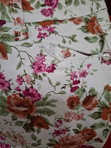 Ženske pantalone sa cvetnim printom NOVE - Model: uske/skinny na lalafo.rs — 4 Ženske pantalone sa cvetnim printom NOVE - Model: uske/skinny — 4