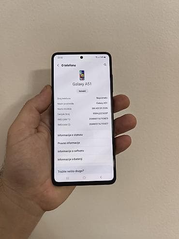 Samsung A51 dual sim, sim free sa 4/128gb memorije. Telefon dobro na lalafo.rs — 5 Samsung A51 dual sim, sim free sa 4/128gb memorije. Telefon dobro — 5