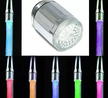 LED svetleći dodatak za česmu 💡🚰 Unesite zabavu i praktičnost u svoju na lalafo.rs — 1 LED svetleći dodatak za česmu 💡🚰 Unesite zabavu i praktičnost u svoju — 1