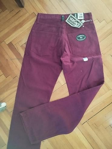 Farmerke, Versace, bоја - Bordo na lalafo.rs — 2 Farmerke, Versace, bоја - Bordo — 2